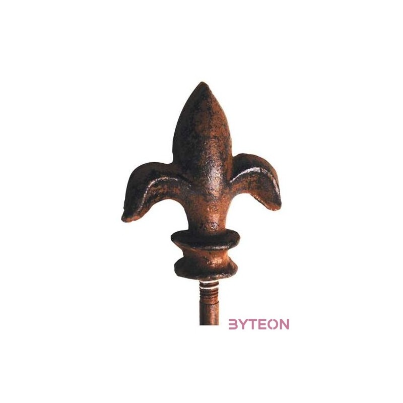 Öntöttvas növénytámasztó pálca, liliom, 125 cm