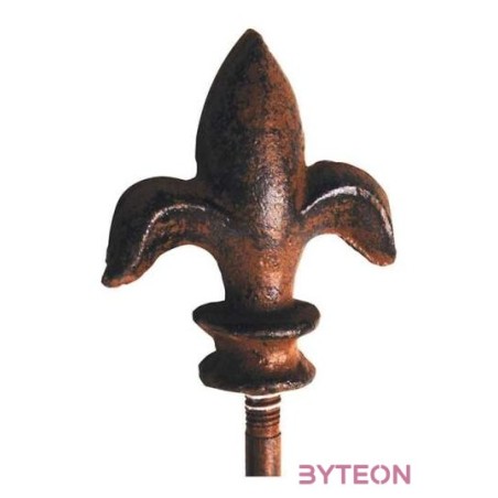 Öntöttvas növénytámasztó pálca, liliom, 125 cm