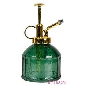 Klasszikus növénypermetező üvegből, 0,2 literes, zöld