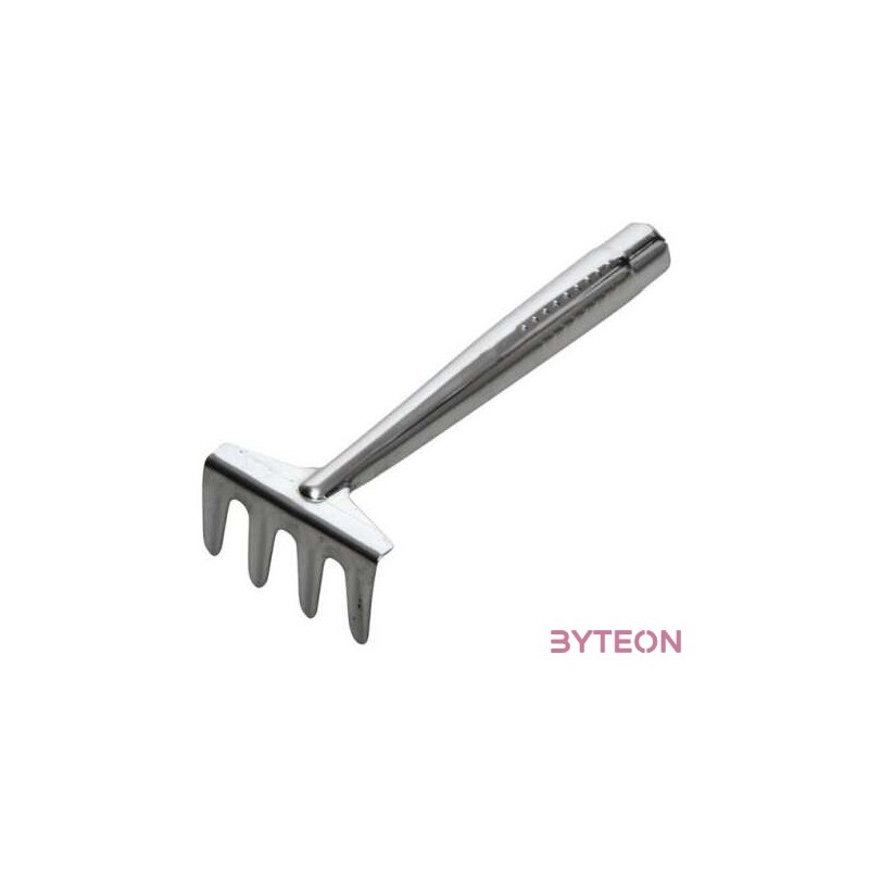 Rozsdamentes acél gereblye szobanövényekhez