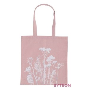 Mezei virág mintás bevásárlós táska, pink