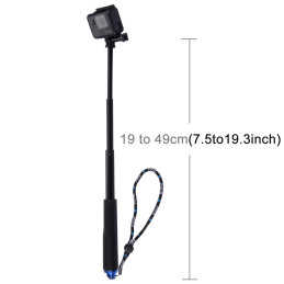 Puluz Selfie Stick PZ150 sportkamerákhoz (fekete)