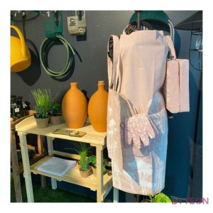 Mezei virág mintás bevásárlós táska, pink