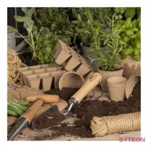 Biológiailag lebomló papír palántanevelő tálca, ültető szett, 3 db-os, S