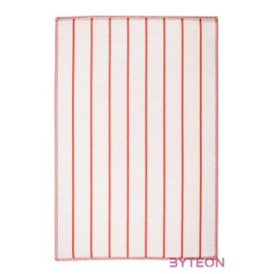 Csíkos kültéri szőnyeg, 120 x 180 cm, piros