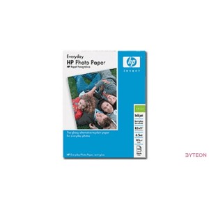 HP Fényes Fotópapír [A4, 200g, fényes, 100db]