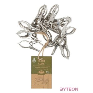 Fém növény csipesz szett, 12 db-os