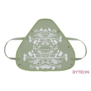 Mezei virág mintás virágtartó táska, zöld