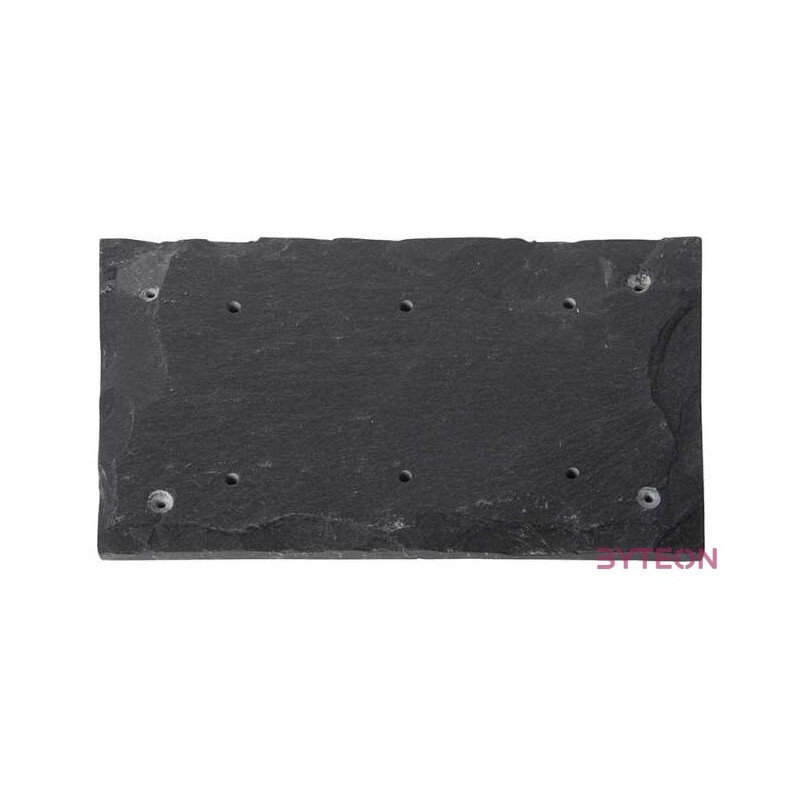 Házszámtartó pala lemez, hármas