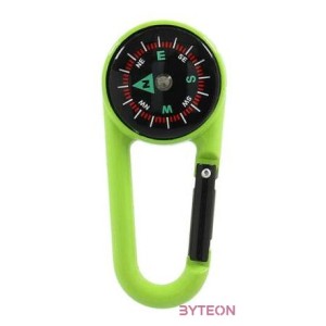 Karabíner iránytűvel