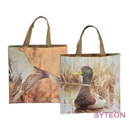 Bevásárló táska, vadkacsás, 40 x 40 cm