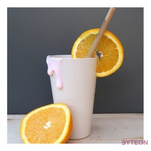 Bioplasztik 4 db-os pohár szett fehér, 400 ml