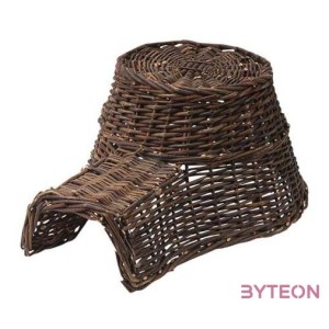 Sündisznó ház fonott kosárból, 53 x 25 cm