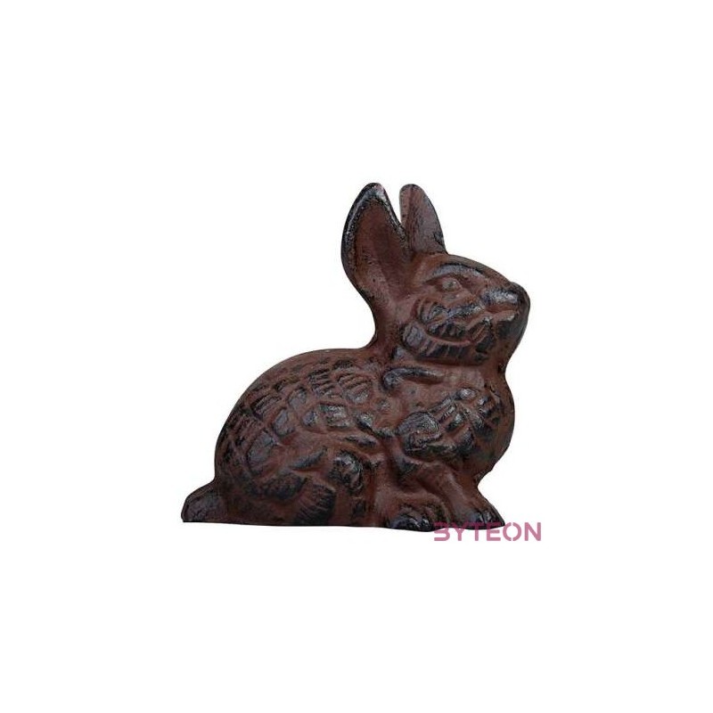 Öntöttvas állatdísz, nyúl, kicsi