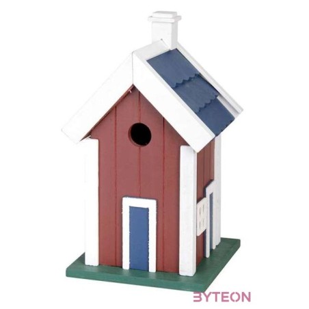 Fa madárház, barna, 27 cm