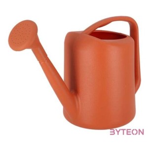 Műanyag kültéri locsolókanna, téglavörös, 6,4 literes