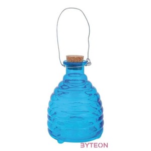 Üveg darázscsapda, kék, 19 cm