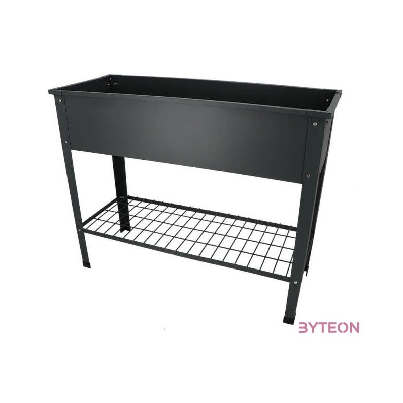 Fém magaságyás, antracit szürke, 100 cm