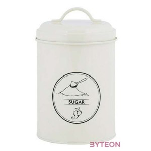 Cukortartó fém doboz, 1,3 literes