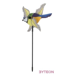 Leszúrható szélforgó, kék cinegés, 91,5 cm