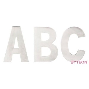 Klasszikus acél házszám, A