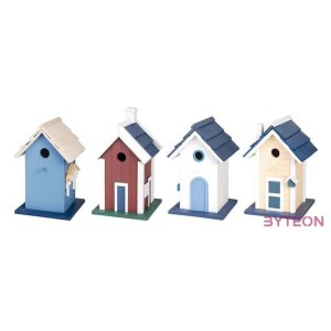 Fa madárház, barna, 27 cm