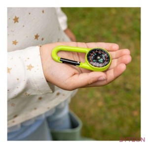 Karabíner iránytűvel