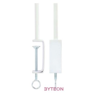 Asztalra szerelhető akasztós állvány, 112 cm