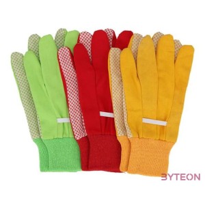 Kerti kesztyű, 23 cm, sárga