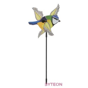 Leszúrható szélforgó, kék cinegés, 91,5 cm