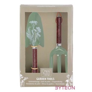 Mezei virág mintás kerti eszköz szett, pink