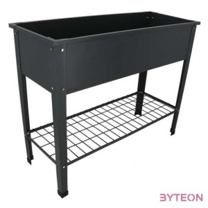 Fém magaságyás, antracit szürke, 100 cm