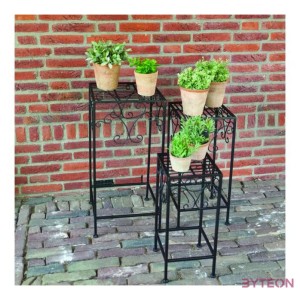 Kovácsoltvas virágtartó állvány, 70 cm