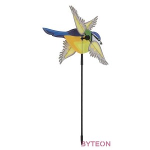 Leszúrható szélforgó, kék cinegés, 91,5 cm