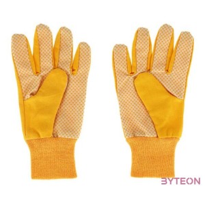 Kerti kesztyű, 23 cm, sárga