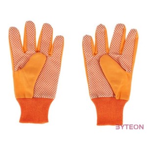 Kerti kesztyű, 23 cm, narancssárga