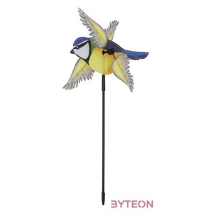 Leszúrható szélforgó, kék cinegés, 91,5 cm