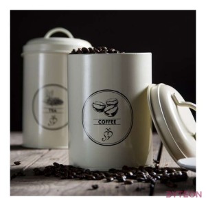 Cukortartó fém doboz, 1,3 literes