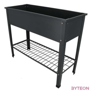 Fém magaságyás, antracit szürke, 100 cm