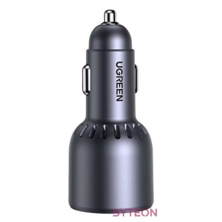 Car charger Ugreen EC703, USB  2x USB-C, 75W (black)