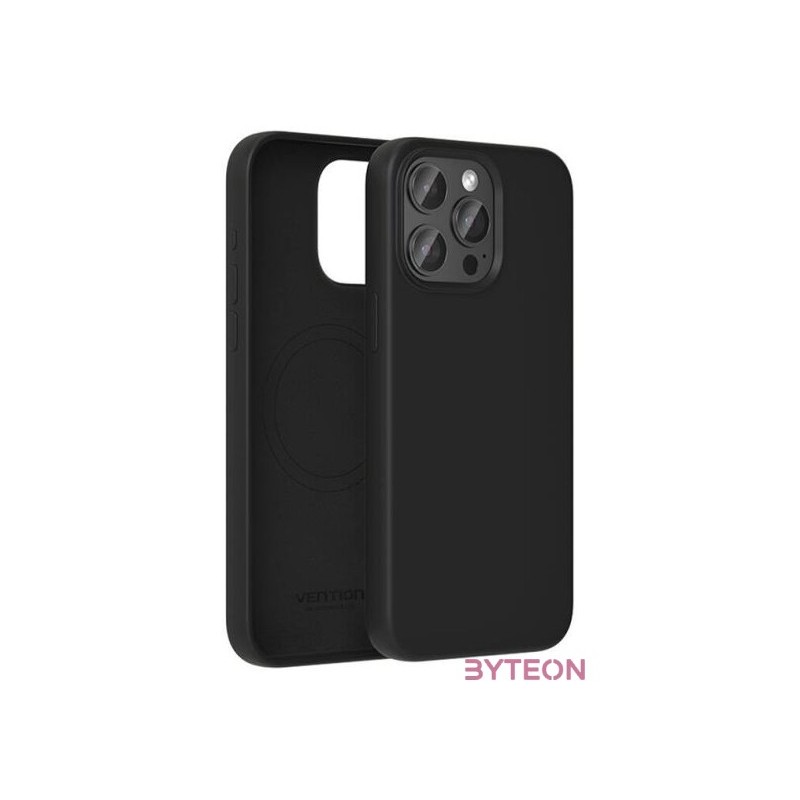 Vention KUFB0-30 Silicone Case for iPhone 15 Pro (black)