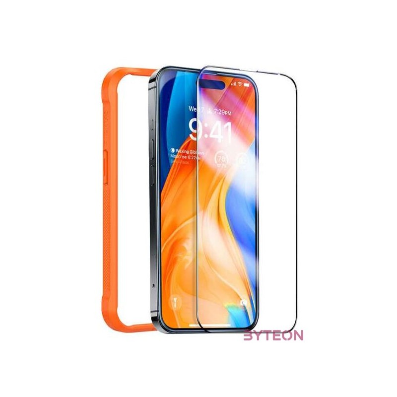 Tempered glass for iPhone 15 Torras InstaII Master