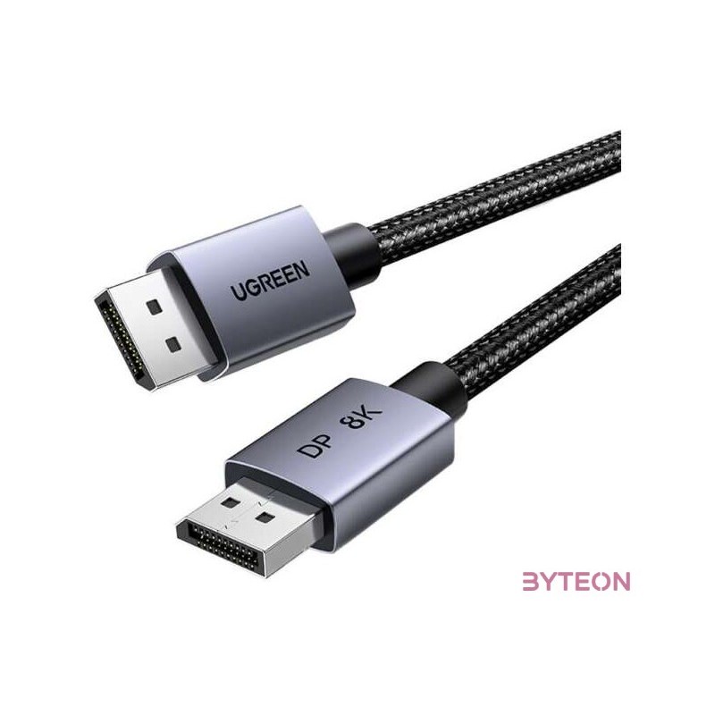 DisplayPort 1.4 Ugreen DP120 cable, 8K 60Hz, 32.4Gbps, 3m (black)