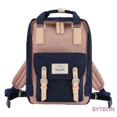 Himawari 188L 14 laptop hátizsák (tengerészkék és rózsaszín)