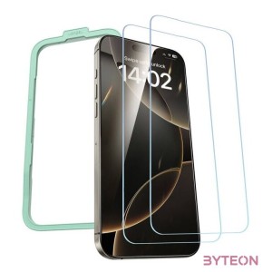 2x Tempered glass for iPhone 16 Pro Ugreen SP629  mounting frame