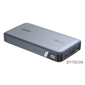 Powerbank 25000mAh Ugreen PB205, USB  2x USB-C, 145W PD (szary)