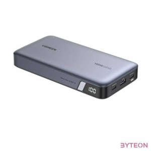 Powerbank 25000mAh Ugreen PB205, USB  2x USB-C, 145W PD (szary)