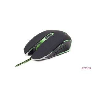 Gembird Gaming 001 - Fekete/Zöld