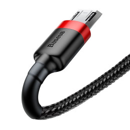 Baseus Cafule USB kábel 2 M USB A Micro-USB A Fekete, Vörös