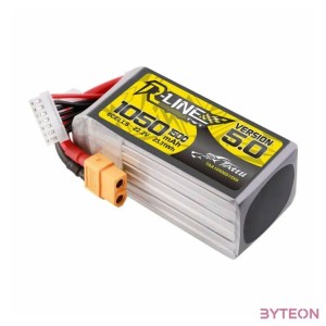 Tattu R-Line 5.0 1050mAh 22.2V 6S 150C XT60 Plug Battery
